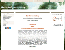 Tablet Screenshot of baroknipodvecery.cz